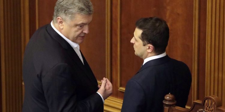 Порошенко и Зеленский