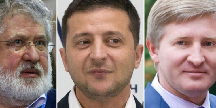 Зеленский, Коломойский и Ахметов