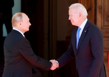 Владимир Путин и Джо Байден