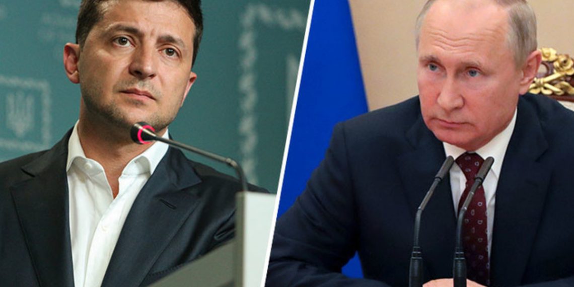 Владимир Зеленский и Владимир Путин