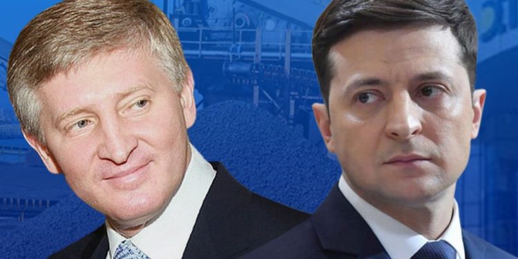 Владимир Зеленский и Ринат Ахметов