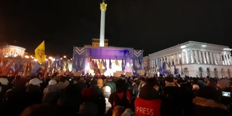 Митинг на Майдане