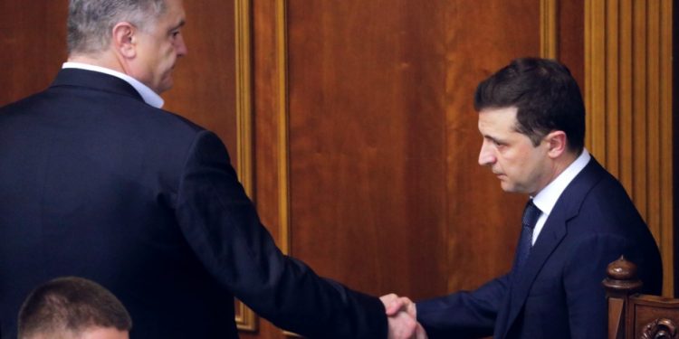 Порошенко и Зеленский