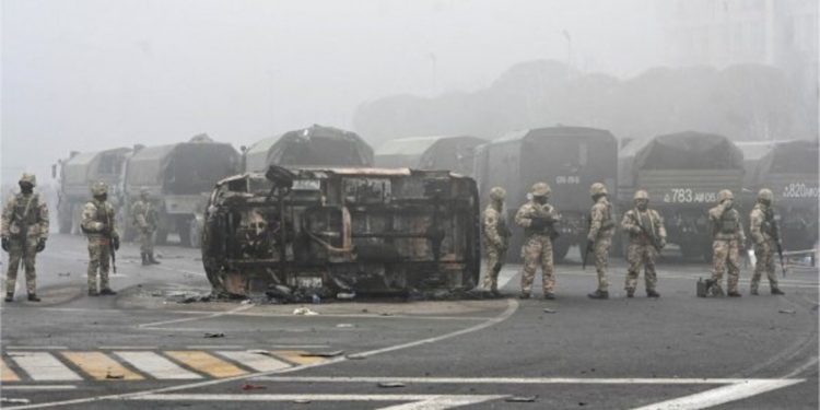 Протесты в Алматы