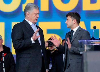 Петр Порошенко и Владимир Зеленский