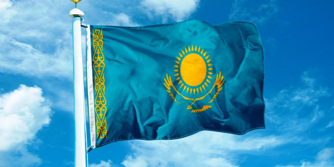 Флаг Казахстана