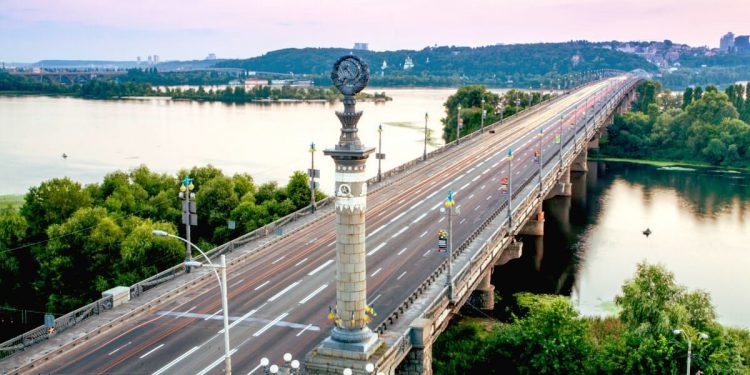Мост Патона в Киеве