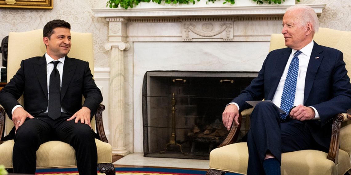 Владимир Зеленский и Джо Байден