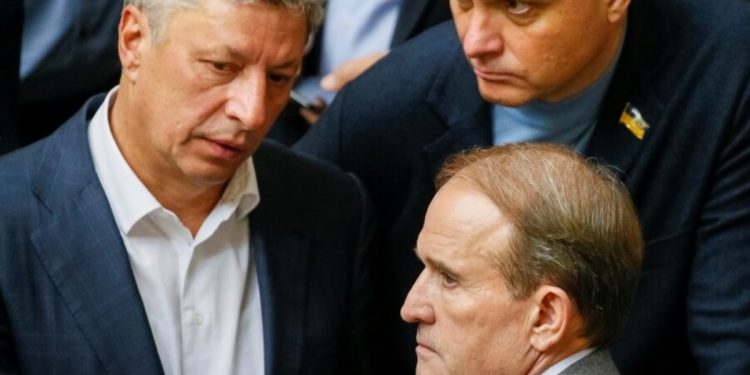 Юрий Бойко, Виктор Медведчук и Сергей Левочкин