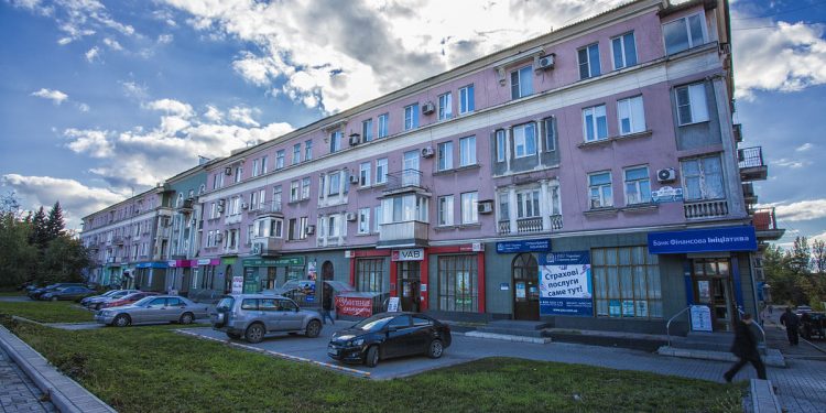 оккупированный украинский город