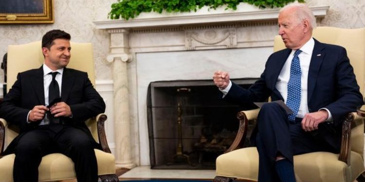 Зеленский и Байден