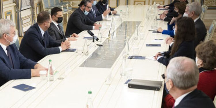 Зеленский и сенаторы США