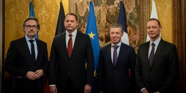 Переговоры представителей «нормандской четверки» в Берлине.