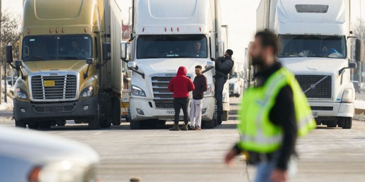 протесты дальнобойщиков