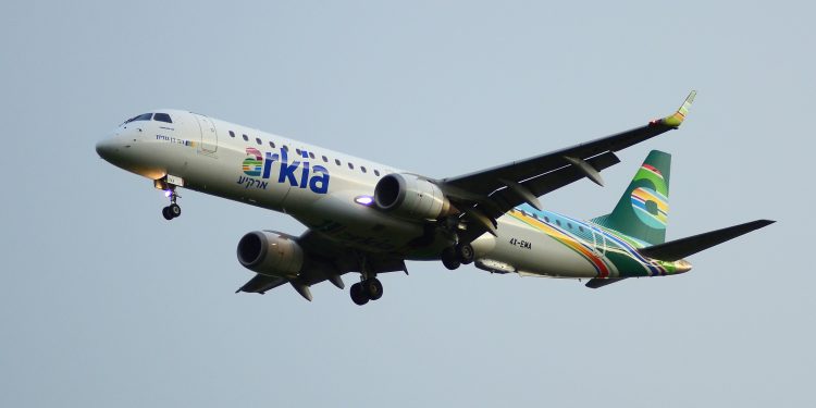 Самолет авиакомпании Arkia