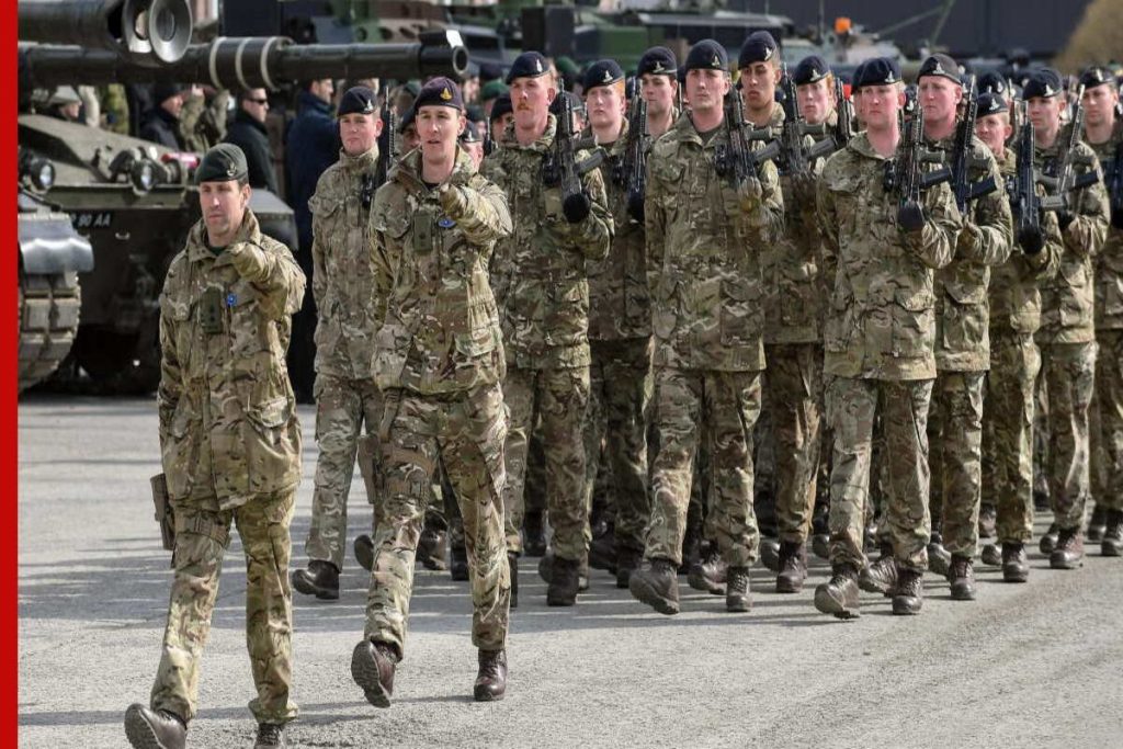 британские военные на территории Эстонии