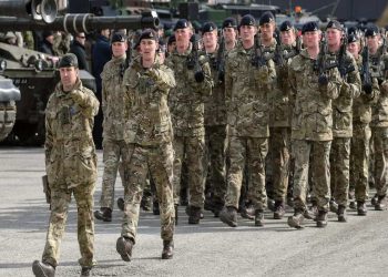 британские военные на территории Эстонии