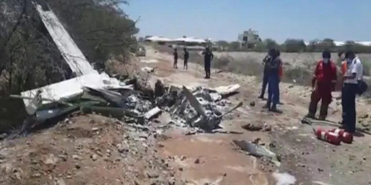 Cessna 207 после падения