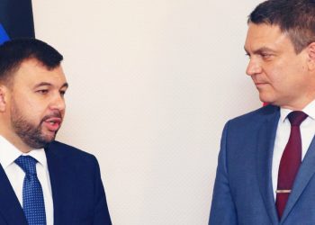 Денис Пушилин и Леонид Пасечник