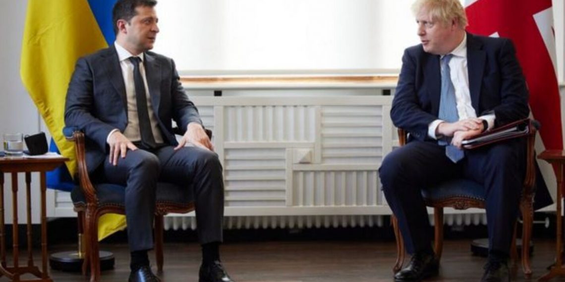 Зеленский и Джонсон