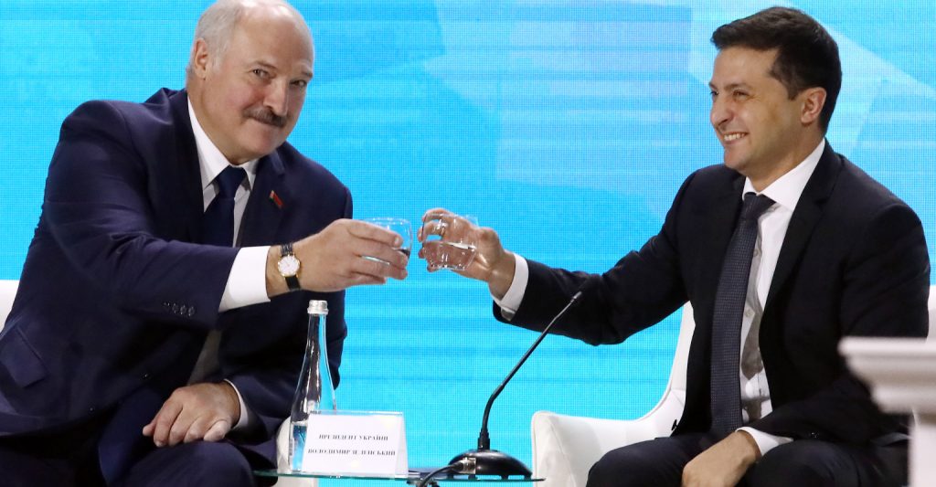 Лукашенко и Зеленский