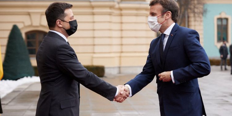 Зеленский и Макрон