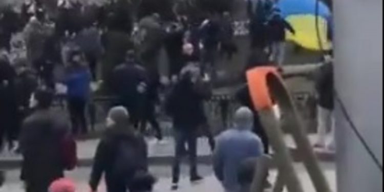 Мирное население Мелитополя