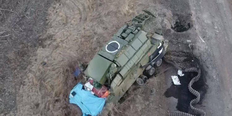 Разбитая военная техника РФ