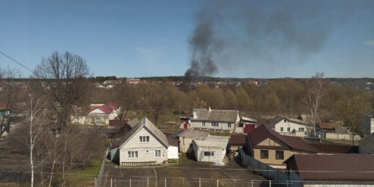 обстрел брянской области россии