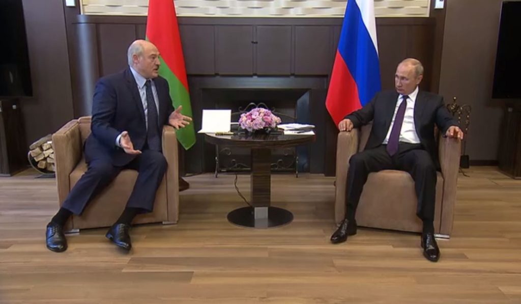 встреча Лукашенко и Путина