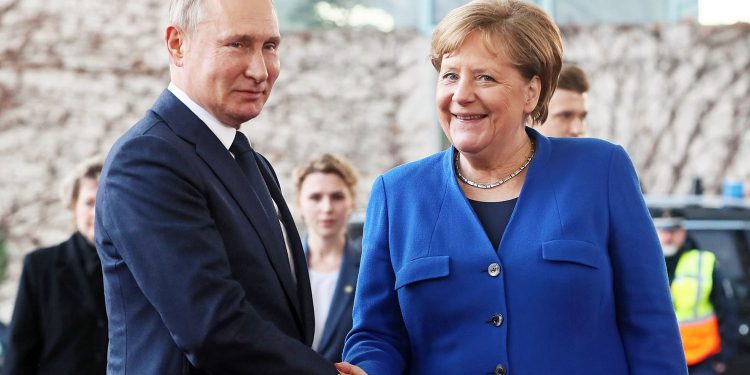 Меркель и Путин