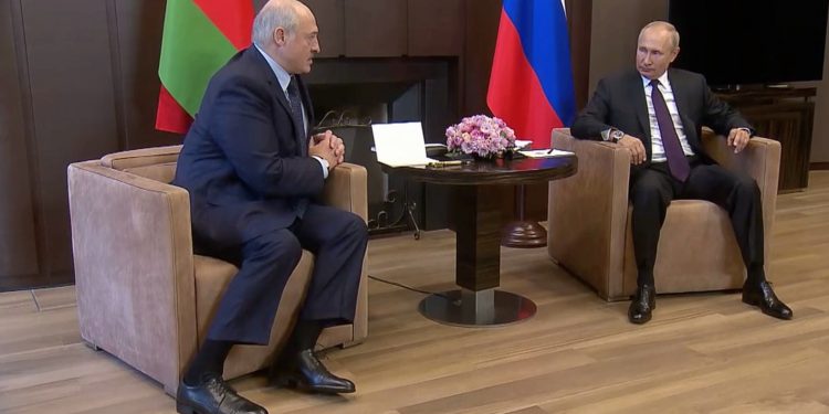 встреча Путина и Лукашенко