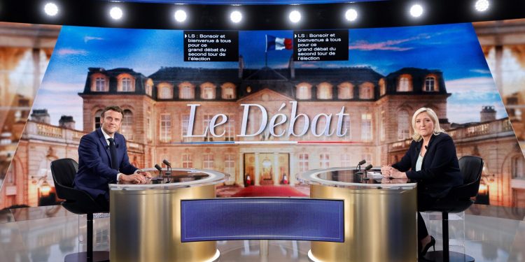 Макрон и Ле Пен