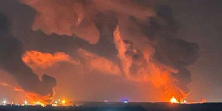 Нефтебаза в Брянске