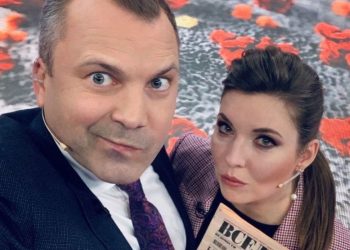 Евгений Попов и Ольга Скабеева