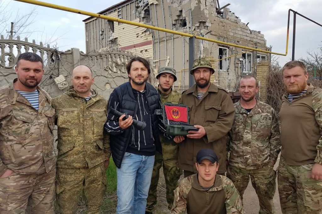 Сергей Притула с украинскими защитниками
