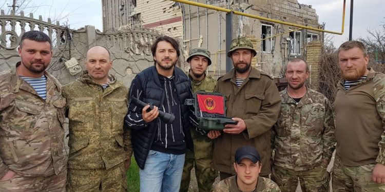 Сергей Притула с украинскими защитниками