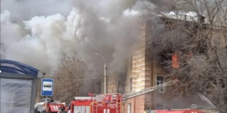 Пожар в Твери