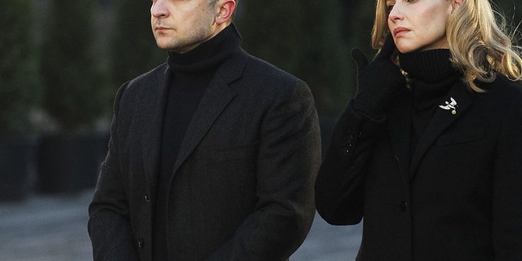 Елена и Владимир Зеленские