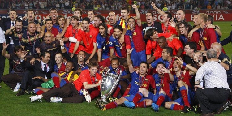 Победа Барселоны в Лиге Чемпионов 2008-09