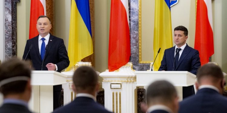 Анджей Дуда и Владимир Зеленский