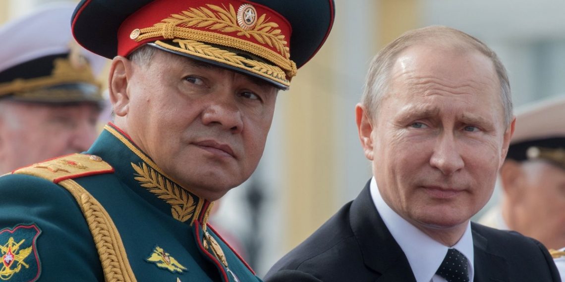 Сергей Шойгу и Владимир Путин