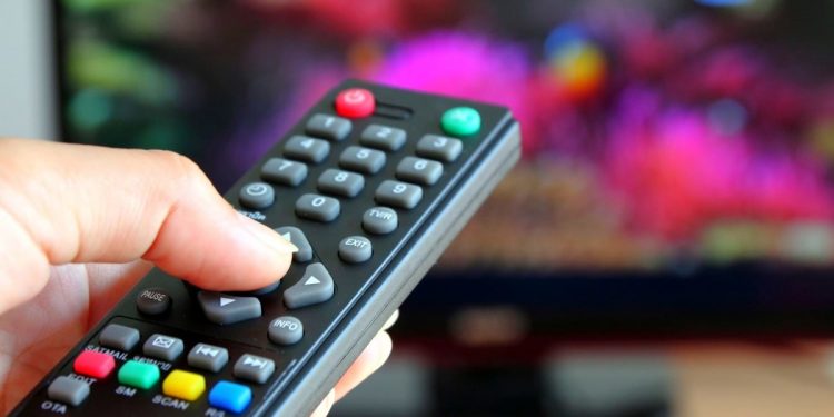 Просмотр телевидения в России