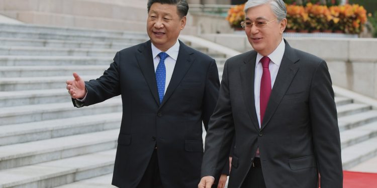 Касым-Жомарт Токаев и Си Цзиньпин