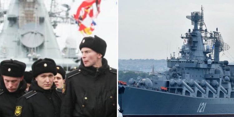 Срочники с затонувшего крейсера «Москва»