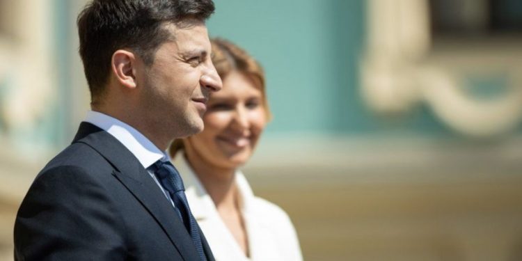 Владимир и Елена Зеленские