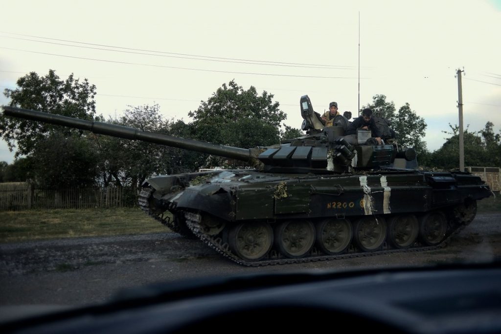 Российский Т-72Б3 на войне в Украине