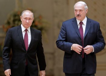 Володимир Путін і Олександр Лукашенко