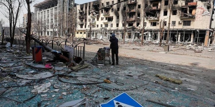 Разрушенный Мариуполь