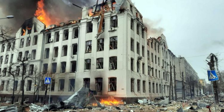 Обстрелы Украины